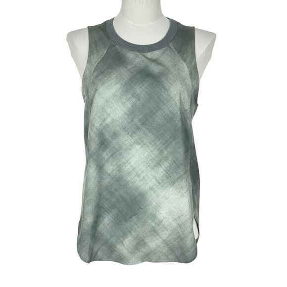ATHLETA Sleeveless Round Neck Zephyr Refined Tank Top Small Green NWOT - Picture 2 of 14